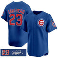 Chicago Cubs #23 Ryne Sandberg Royal HOLBERT 'Ryne Sandberg Tribute' Vapor Limited V3 Stitched Jersey