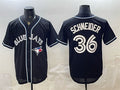 Toronto Blue Jays #36 Davis Schneider 2026 Fashion Replica Black HOLBERT Out Stitched Jersey