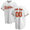 Custom Baltimore Orioles White HOLBERT Home Replica Jersey