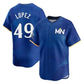 Minnesota Twins #49 Pablo Lopez Player Royal HOLBERTCity Connect Limited Home Stitched Jerseys
