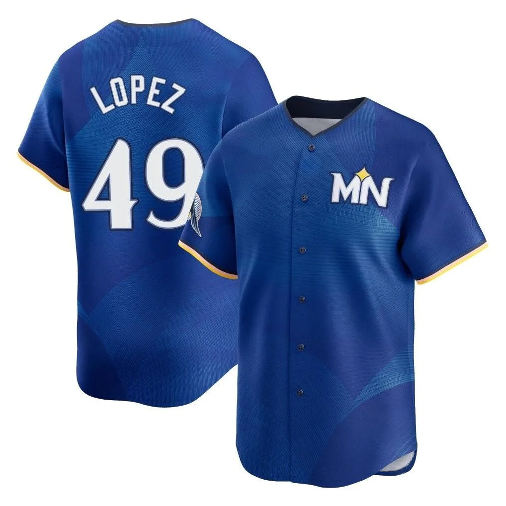 Minnesota Twins #49 Pablo Lopez Player Royal HOLBERTCity Connect Limited Home Stitched Jerseys