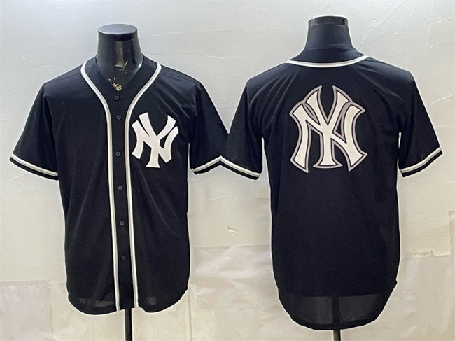 New York Yankees Team Big Logo 2026 Fashion Replica Black HOLBERT Out Stitched Jersey