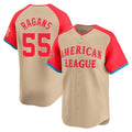 Kansas City Royals #55 Cole Ragans Player Cream HOLBERT American League All-Star Game Limited Home Stitched Jerseys