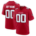 Custom A.Falcons Red HOLBERT Game Jersey