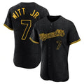 Kansas City Royals #7 Bobby Witt Jr. Player Black HOLBERT Snake Skin City Limited Elite Stitched Jerseys