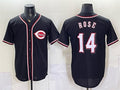 Cincinnati Reds #14 Pete Rose 2026 Fashion Replica Black HOLBERT Out Stitched Jersey