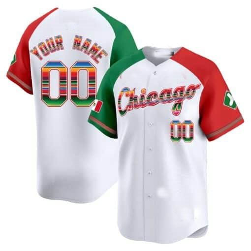 Custom Chicago White Sox Mexico Vapor Premier Limited Jersey V3- White HOLBERT