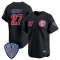 Chicago Cubs #27 Seiya Suzuki Player Black HOLBERT Vapor Premier Limited Home Stitched Jerseys