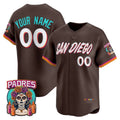 Custom San Diego Padres Brown HOLBERT 2026 City Connect Vapor Premier Limited Jersey - All Stitched