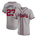 Atlanta Braves #23 Michael Harris II Player Gray HOLBERT Limited Elite Home Game Stitched Jerseys