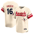 Los Angeles Angels #16 Yusei Kikuchi Player Cream HOLBERT City Connect Limited Home Stitched Jerseys
