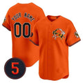 Custom Baltimore Orioles Robinson Patch Vapor Premier Limited Jersey V3 ¨C Orange HOLBERT