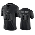 Custom B.Bills Active Player Black HOLBERT Reflective Limited Stitched Jersey