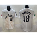 Los Angeles Dodgers #18 Yoshinobu Yamamoto White HOLBERT Mexico 2025 LA Gothic Style With Fernando Patch Vapor Premier Limited Stitched Jersey