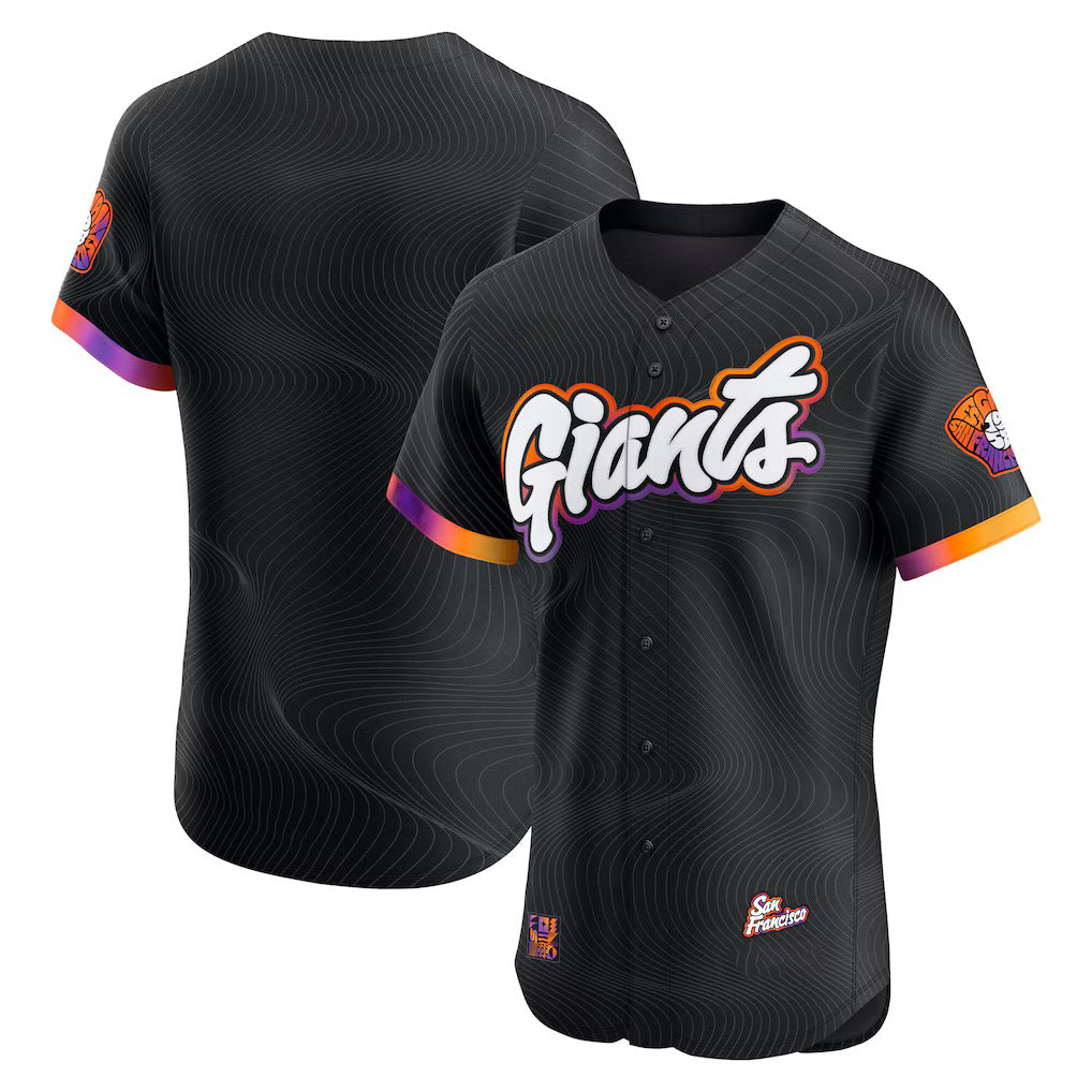 San Francisco Giants Anthracite HOLBERT 2025 City Connect Elite Jersey