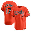 Baltimore Orioles #17 Colton Cowser Orange HOLBERT 2025 2nd Alternate Limited Stitched Jersey