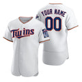 Custom Minnesota Twins White HOLBERT 2020 Stitched Flex Base Jersey