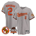 Baltimore Orioles #2 Gunnar Henderson Player Gray HOLBERT 30th Anniversary of 2131 Home Game Stitched Jerseys