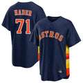 Houston Astros #71 Josh Hader Player Navy HOLBERT Home Game Stitched Jerseys