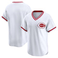 Cincinnati Reds White HOLBERT Throwback Cooperstown Collection Limited Jersey