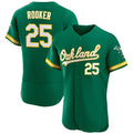 Oakland Athletics #25 Brent Rooker Green HOLBERT Flex Base Stitched Jersey