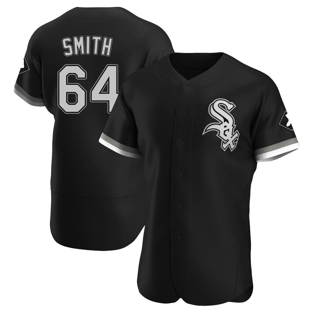 Chicago White Sox #64 Shane Smith Player Black HOLBERT Limited Elite Home Stitched Jerseys