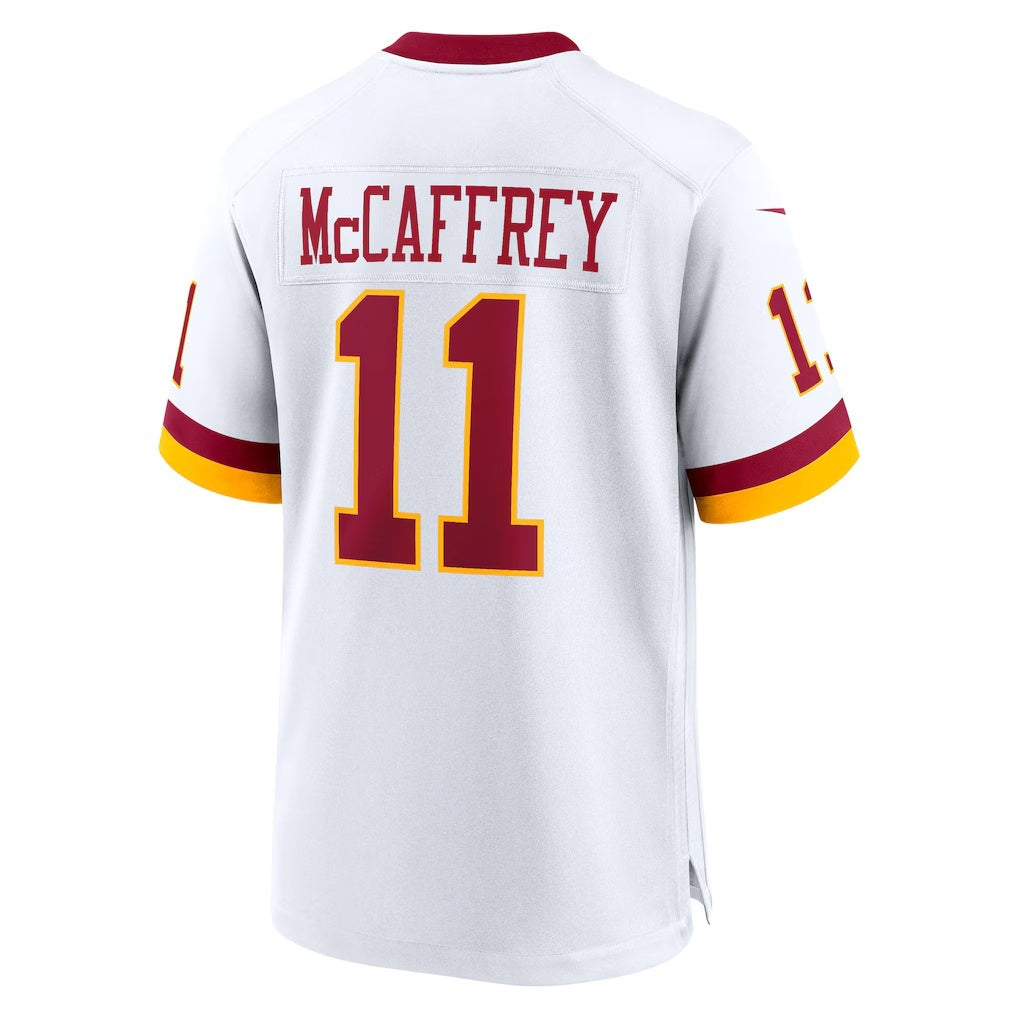 W.Commanders #11 Luke McCaffrey White HOLBERT Game Jersey