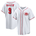 Cincinnati Reds #9 Matt McLain White HOLBERT Home Replica Jersey