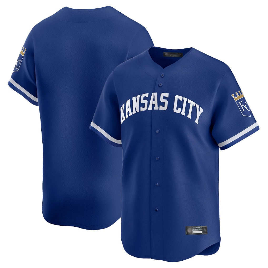 Kansas City Royals Blank Player Royal HOLBERT Limited Home Stitched Jerseys