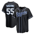 Kansas City Royals #55 Cole Ragans Player Black HOLBERT Carbon Fashion Home Game Stitched Jerseys
