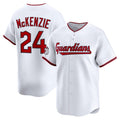 Cleveland Guardians #24 Triston McKenzie White HOLBERT Home Limited Player Jersey