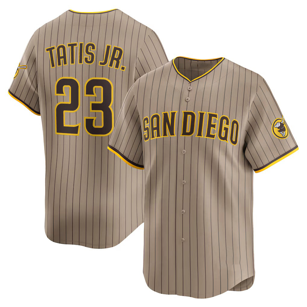 San Diego Padres #23 Fernando Tatis Jr. Khaki HOLBERT Alternate Limited Player Jersey