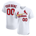 Custom St. Louis Cardinals White HOLBERT Home Elite Sponsor Patch Jersey