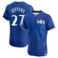 Minnesota Twins #27 Ryan Jeffers Player Royal HOLBERTCity Connect Limited Elite Home Stitched Jerseys