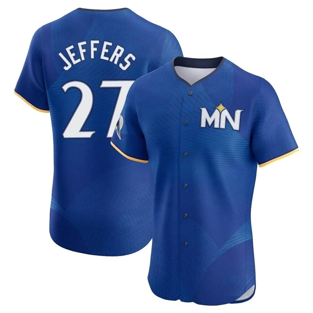 Minnesota Twins #27 Ryan Jeffers Player Royal HOLBERTCity Connect Limited Elite Home Stitched Jerseys