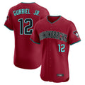 Arizona Diamondbacks #12 Lourdes Gurriel Jr Player Red HOLBERT Limited Elite Home Game Stitched Jerseys