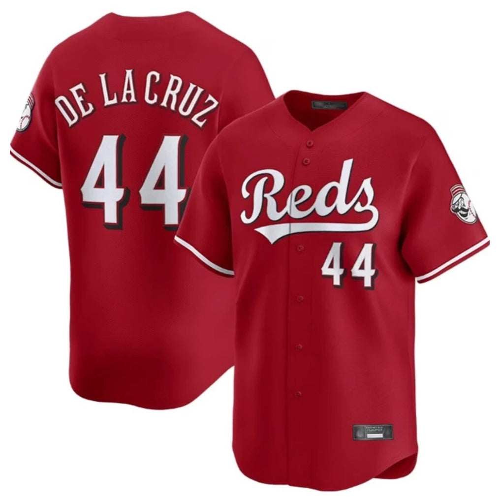 Cincinnati Reds #44 Elly De La Cruz Player Red HOLBERT Home Limited Stitched Jerseys