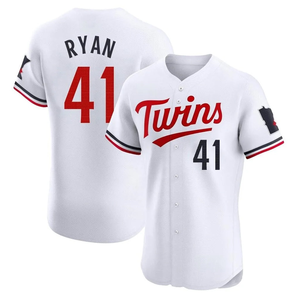 Minnesota Twins #41 Joe Ryan Player White HOLBERTHome Limited Elite Stitched Jerseys