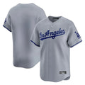 Los Angeles Dodgers Blank Player Gray HOLBERT Limited Game Stitched Jerseys