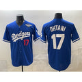 Los Angeles Dodgers #17 Shohei Ohtani Royal HOLBERT 2025 World Series Limited Stitched Jersey