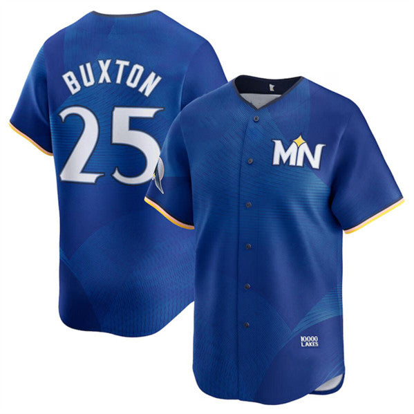 Minnesota Twins #25 Byron Buxton Royal HOLBERT 2024 City Connect Limited Stitched Jersey