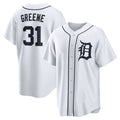 Detroit Tigers #31 Riley Greene White HOLBERT Replica Player Jersey