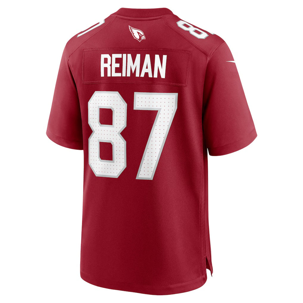 A.Cardinals #87 Tip Reiman Cardinal HOLBERT Team Game Jersey