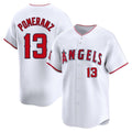 Los Angeles Angels #13 Drew Pomeranz Player White HOLBERT Limited Home Stitched Jerseys