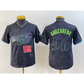 Tampa Bay Rays #56 Randy Arozarena Number Charcoal HOLBERT 2024 City Connect Limited Stitched Jerseys