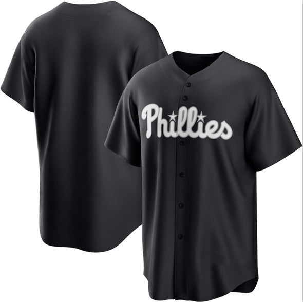 Philadelphia Phillies Blank Black HOLBERT Lights Out Limited Stitched Jersey