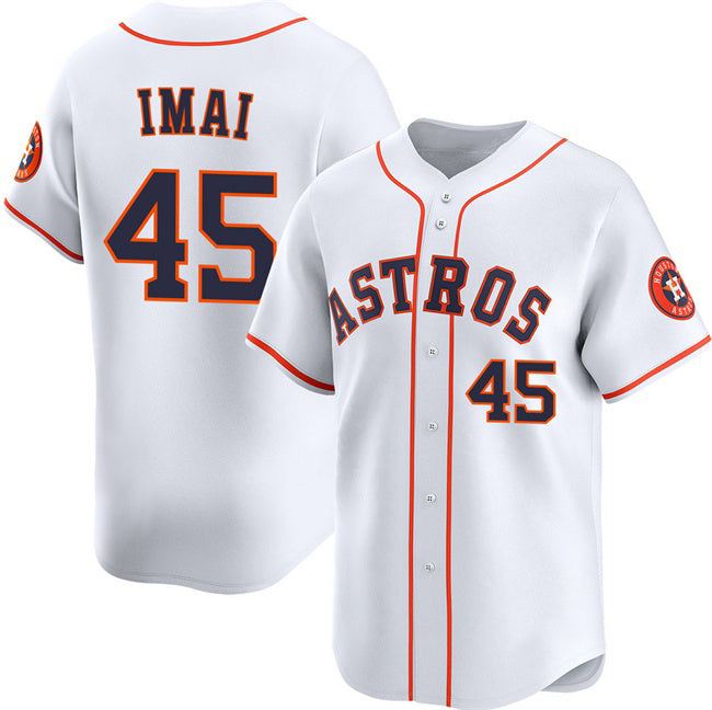 Houston Astros #45 Tatsuya Imai White HOLBERT 2026 Home Limited Stitched Jersey