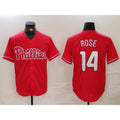 Philadelphia Phillies #14 Pete Rose Red HOLBERT Cool Base Stitched Jersey
