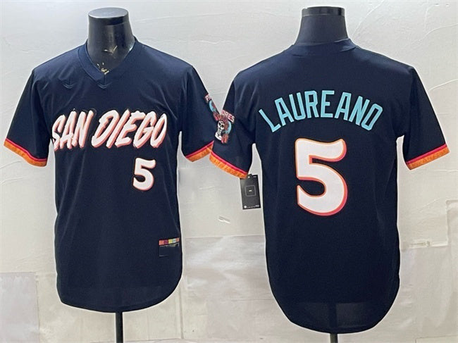 San Diego Padres #5 Ramon Laureano Obsidian HOLBERT 2026 City Connect Stadium Stitched Jersey