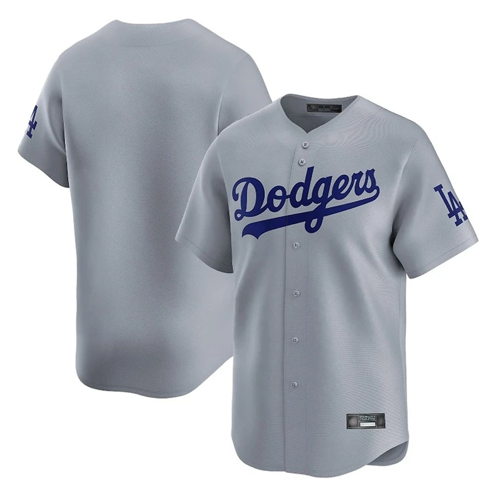 Los Angeles Dodgers Blank Player Gray HOLBERT Limited Home Stitched Jerseys